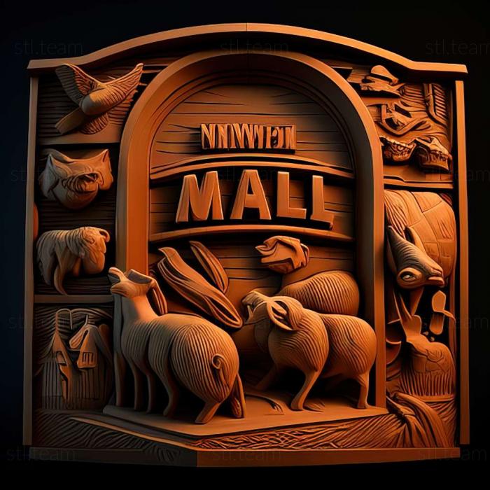 3D model Orwells Animal Farm game (STL)